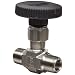 Parker V Series Stainless Steel 316 Needle Valve, Inline, Hand Wheel, Blunt Stem, NPT Male