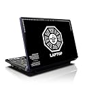 Dharma Black Design Protective Skin Decal Sticker for Samsung NC10 (10.2-Inch) Netbook Laptop Computer