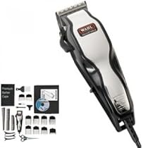 Wahl Chrome Pro Mains Hair Clipper Set & Instructional DVD 79524-800