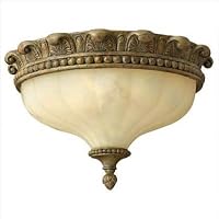 Hinkley Provence 3801FG Round 3 Light 180 watt (10H x 15W) Flush Mount in French Gold
