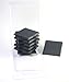 Hedral Value Pack of 10 - 40MM Square Black Monster Miniature Model Bases for Tabletop or Miniature Wargames