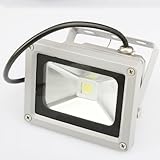 Vktech White Power LED Flood Wash Light Projection Lamp 10W Aluminum 800LM