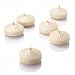 Set of 12 Floating Candles 3″, Ivory