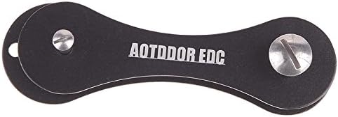 SINEDY 1 Pc EDC Flexible Practical Key Holder Black