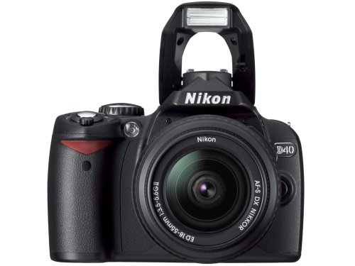 Nikon デジタル一眼レフカメラ D40 レンズキット ブラック D40BLK