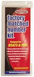 Hardline Products BMBKG200 Metallic Blue/Black Number Factory Matched Registration Kit
