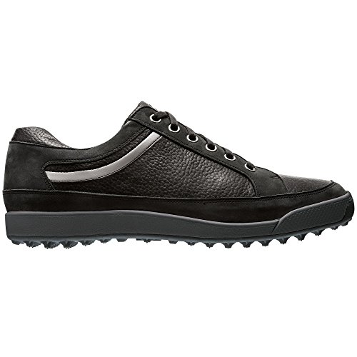 FootJoy Men’s Contour Casual Spikeless Black/Silver 11 M
