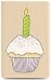Birthday Cupcake 02 - Rubber Stamps