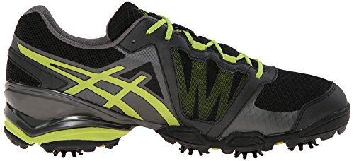 Asics Mens Gel Ace Tour Sunbelt Golf Shoe Black Lime Desertcart - Main Image