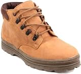 Bass Mens Boots Dale Tan Size 8M Distressd Leather Mid Lace-Up