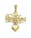 14K #1 Grandma W/Heart Pendant - GH15557
