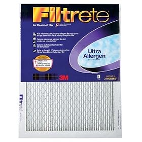 25x25x1 (24.7 x 24.7) Filtrete Ultra Allergen Filter by 3M (4 Pack)