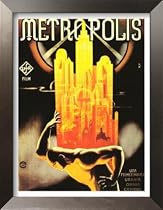 Metropolis Movies Framed Art Poster Print, 22x28