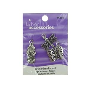 144 Garden charms; pack of 3