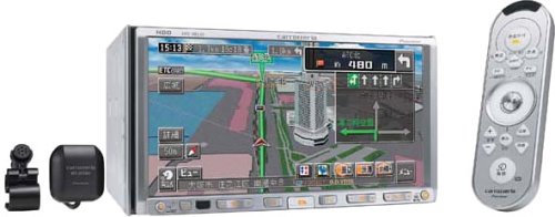 Pioneer 7.0型ワイドタッチパネルTV/DVD-V/MD/CD/チューナー・WMA/MP3 AV一体HDDナビ AVIC-HRZ09