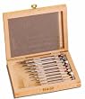 WATCHMAKER SCREWDRIVERS SET OF 9 WOOD BOX