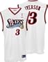 Allen Iverson White Reebok NBA Replica Philadelphia 76ers Youth Jersey