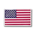 American Flag w/ White Trim Patch