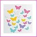 Foam Stickers - Pastel Butterflies (160 pcs)