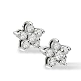 1/5ct dtw Diamond Cluster Earrings