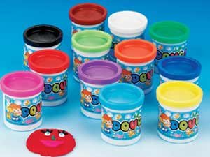 Childrens Toyshop  Toys : Molding Dough 2" Container (12/PKG)
