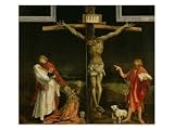 The Crucifixion from the Isenheim Altarpiece circa 1512-15 by Gruenewald Matthias, giclee print, 16 x 12