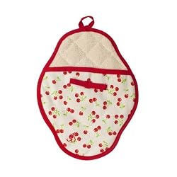 Jessie Steele Pot Mitt, Retro Cherries