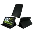 rooCASE Multi-Angle - Black Leather Folio Case Cover for Asus
