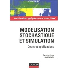 Mod�lisation stochastique et simulation : Cours et applications