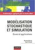 Mod�lisation stochastique et simulation : Cours et applications