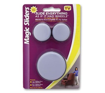 8 Magic Sliders As Seen on TV Furniture Movers Discs