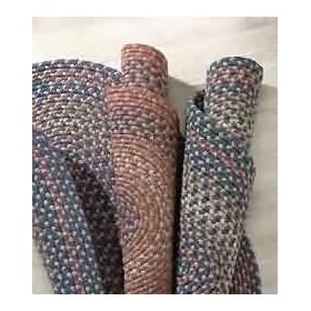 Carpets Blue Nylon, 7 x 9 Braided Rug