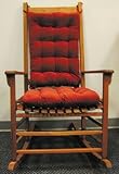 Barnett Products Co Presidential Corduroy Rocker Set - Garnet (Rocking Chair Sold Separately)