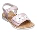 Toddler Girls' Circo® Mikaela Flower Quarter-Strap Sandals - Pink