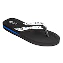 Alki'i "Lily" White/Blue Women's Flip Flop