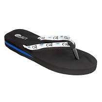 Alki'i "Lily" White/Blue Women's Flip Flop