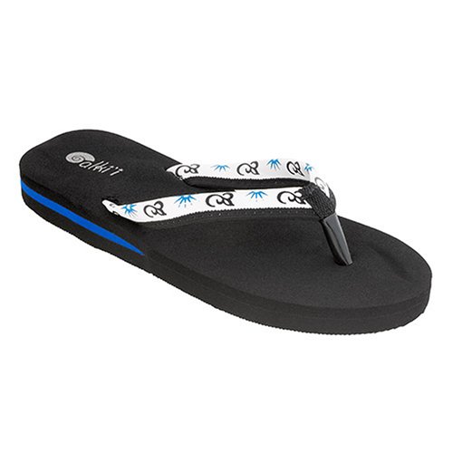 Alkii Lily WhiteBlue Womens Flip Flop