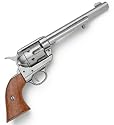 US M1873 Old West Cavalry Pistol with Antique Grey Finish - Replica of Classic .45 Western Revolver - Wood and Metal Prop Gun