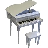 30 Keys Baby Grand Piano - White
