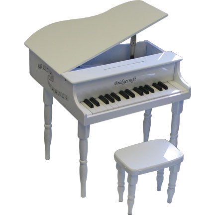 30 Keys Baby Grand Piano - White