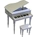 Musical Instruments : 30 Keys Baby Grand Piano - White