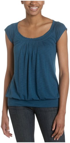 Miss Chievous Juniors' Short Sleeve Top with Banded Bottom