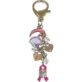 Pro Specialties San Diego Chargers Breast Cancer Awareness Key Clip - San Diego Chargers One Size