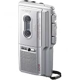 (Price/EA)Microcassette Voice Recorder, 2-1/5x1x4-3/5, Silver