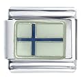 Flag Of Finland Italian Charm Bracelet