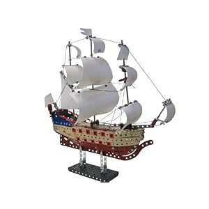 Meccano Tin Tin Unicorn Ship Model Toy