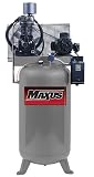 Maxus EX8404 7-1/2 Horsepower 80 Gallon Oiled Vertical Gas Compressor with Electric Start