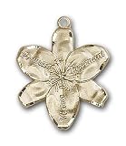 14kt Gold Chastity Medal