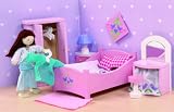 Le Toy Van Dolls House Wooden Accessory set - Songbird Bedroom