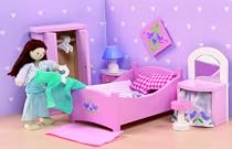 Le Toy Van Dolls House Wooden Accessory set - Songbird Bedroom